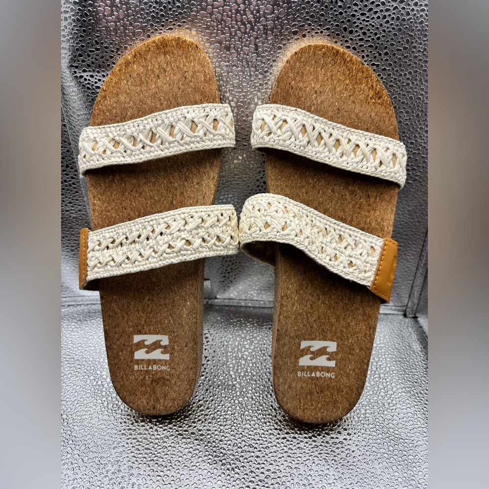 Billabong Women's Cream Sandals Size 8